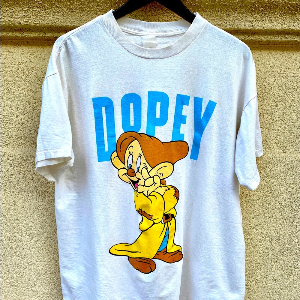 Vintage unisex Disney Dopey Snow White 80’s T-Shirt